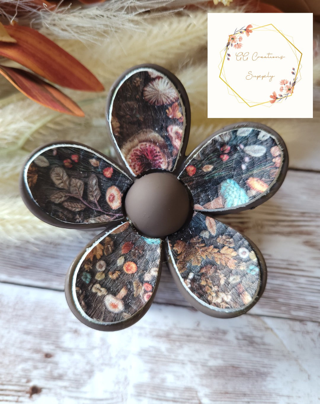 Flower Claw Clip Petals - Steel Rule Wooden Earring Die