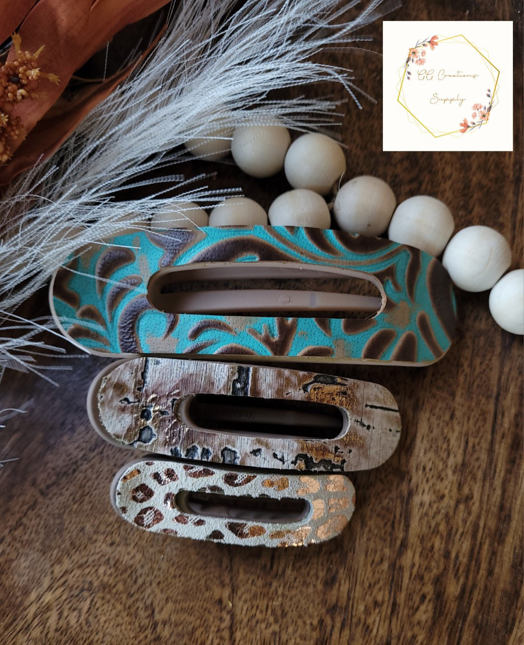 Flat Claw Clip - 3 sizes - Cut Out and Solid Styles - Steel Rule Wooden Die