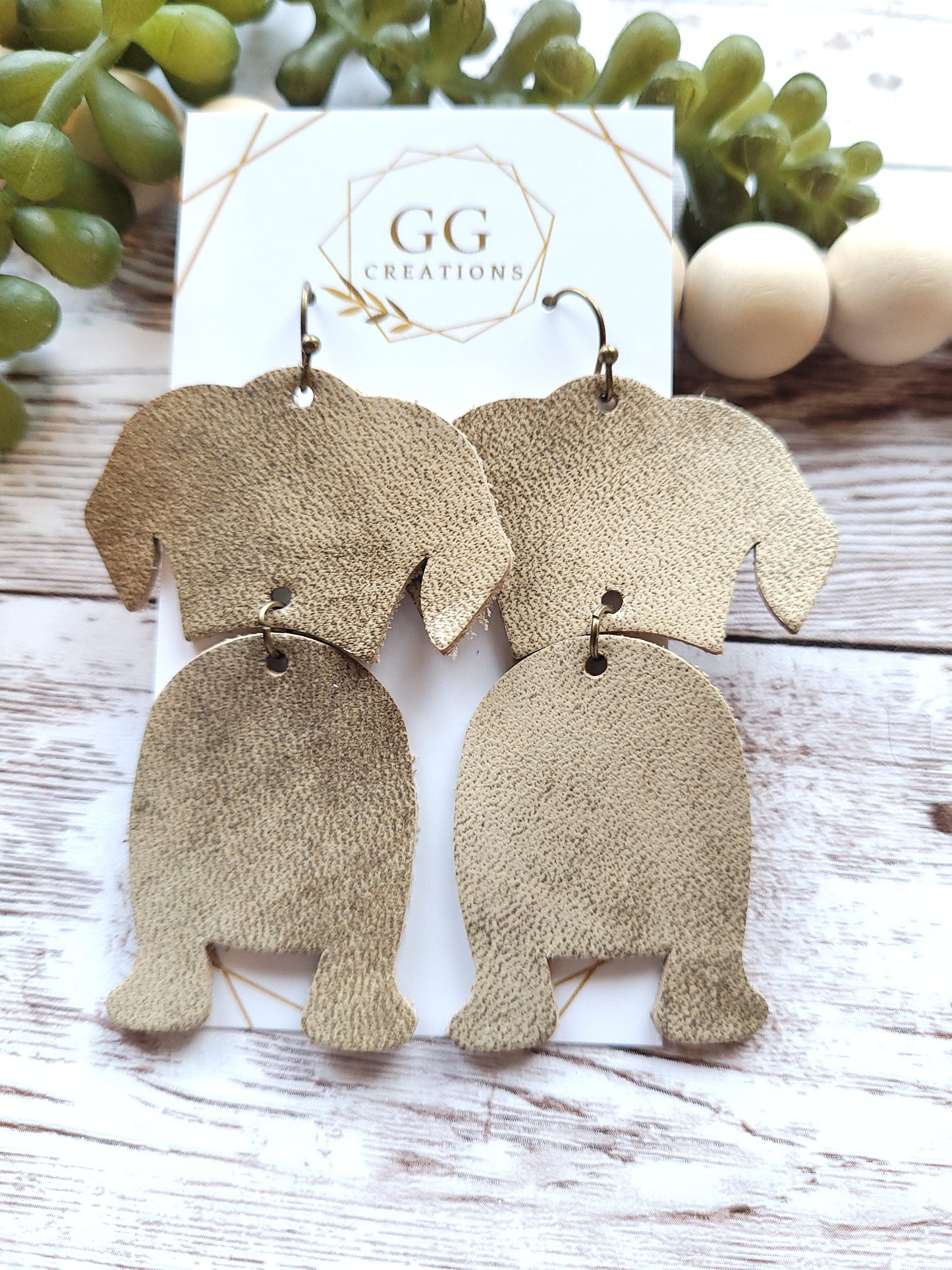 Preorder - Dogs Trio - 2" Furry Friends - Steel Rule Wooden Earring Die