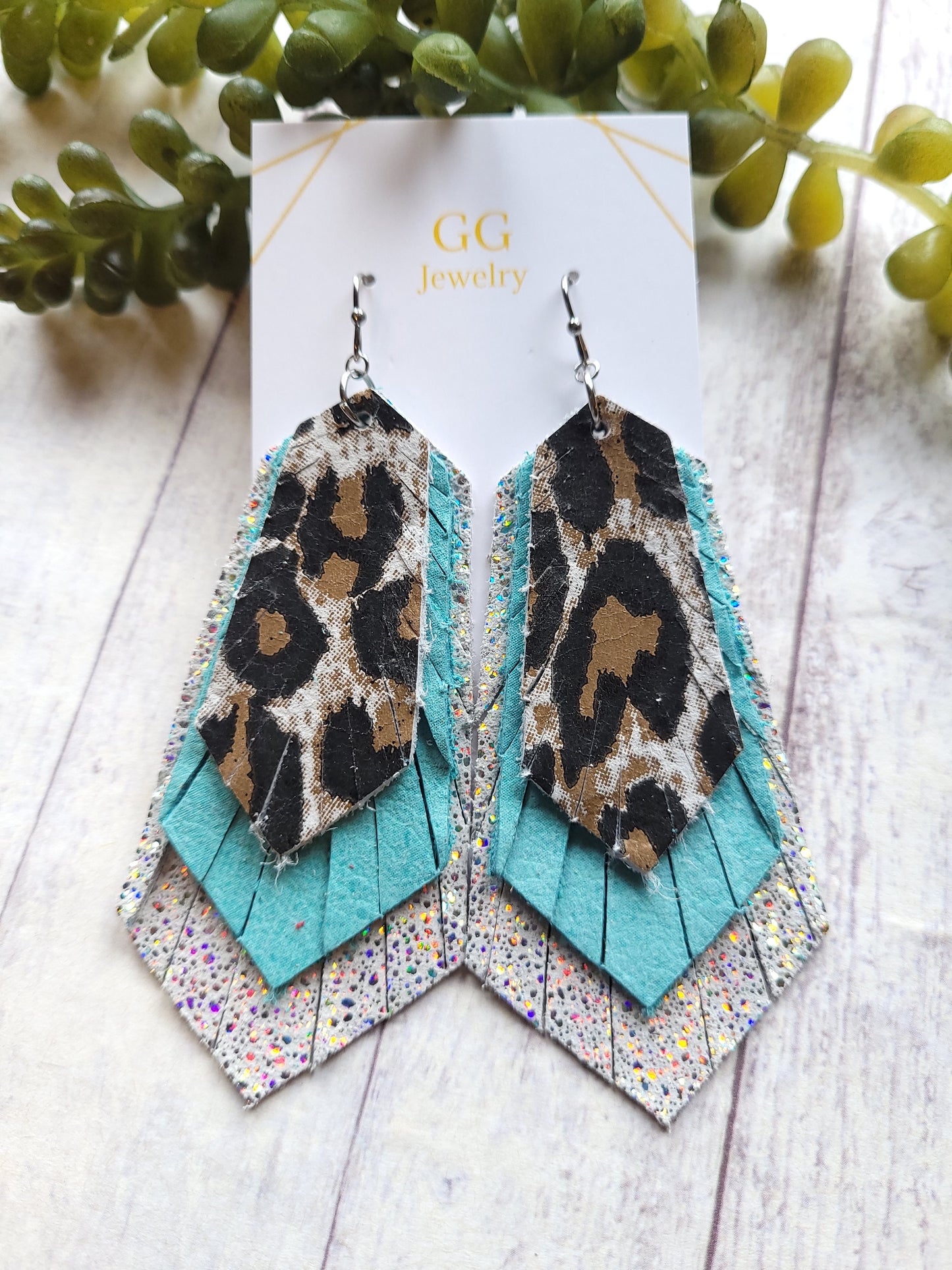 Kitt - Layered Fringe - Steel Rule Wooden Earring Die