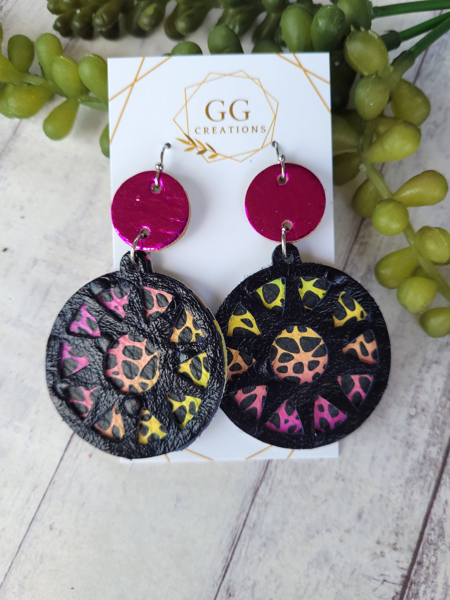 Preorder - Sun & Moon Drop - Steel Rule Wooden Earring Die