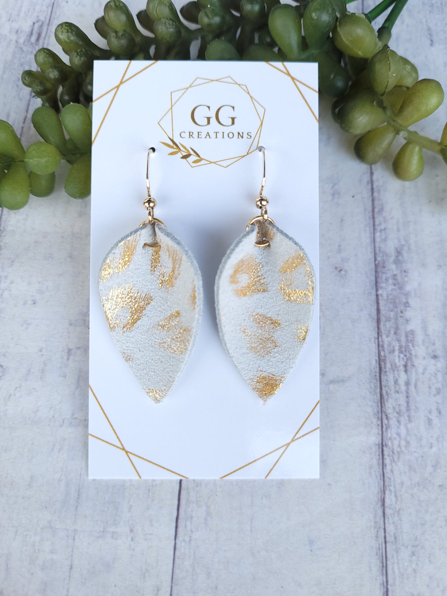 Pinched Leaf Trio - Steel Rule Wooden Earring Die