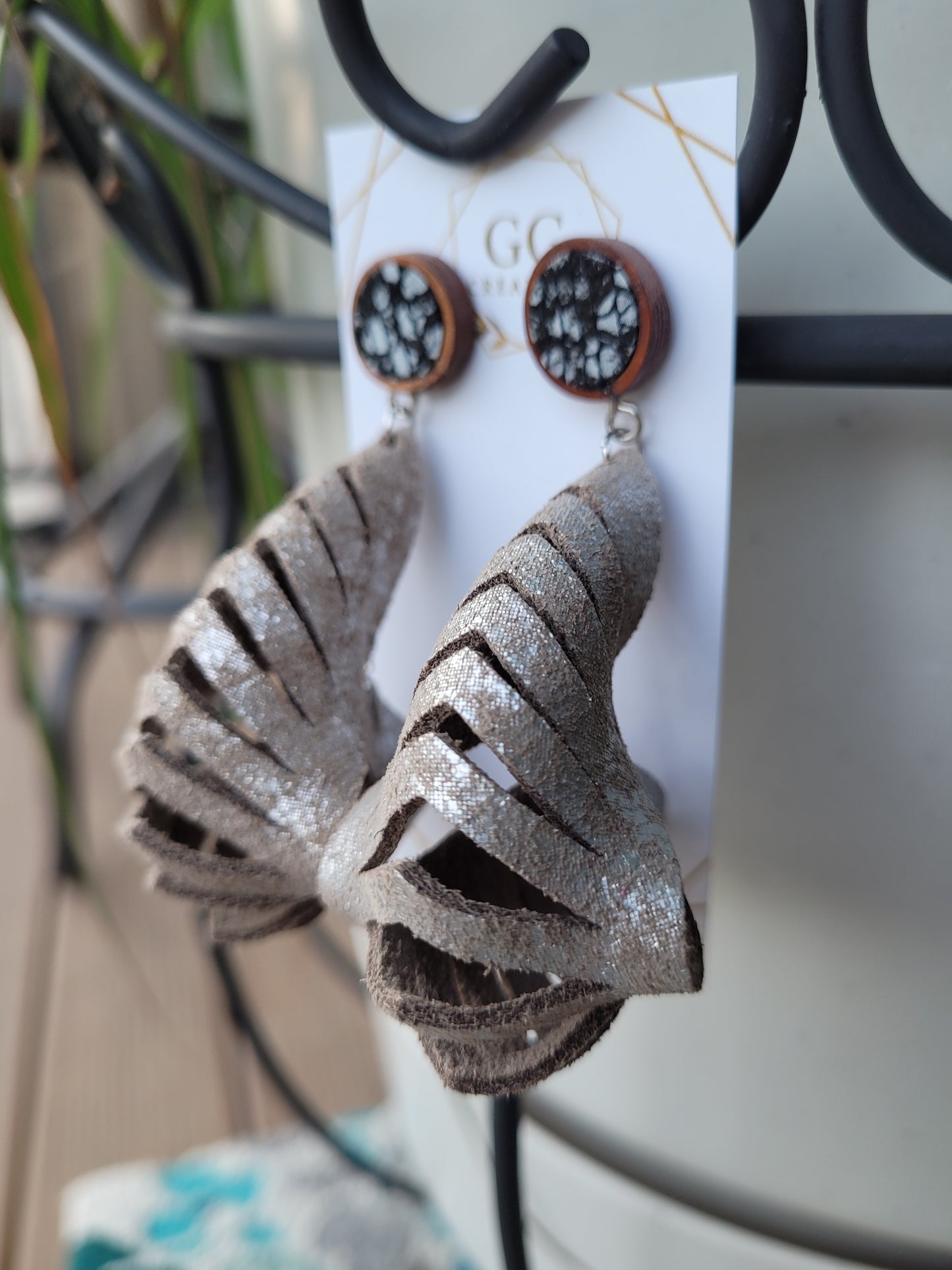 Alex - 3d Drop - Steel Rule Wooden Earring Die