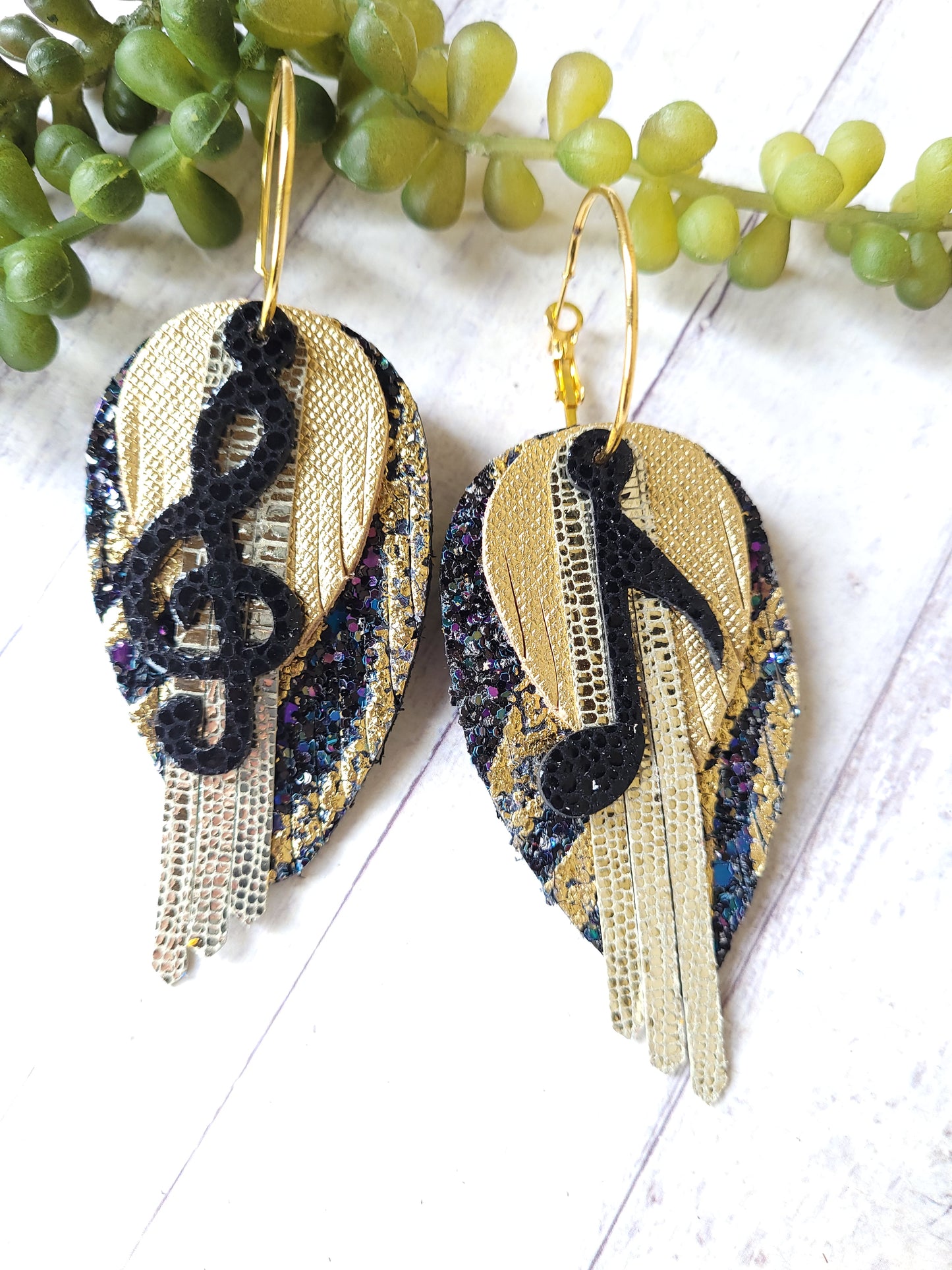 Music / Guitar Pic - Steel Rule Earring Die