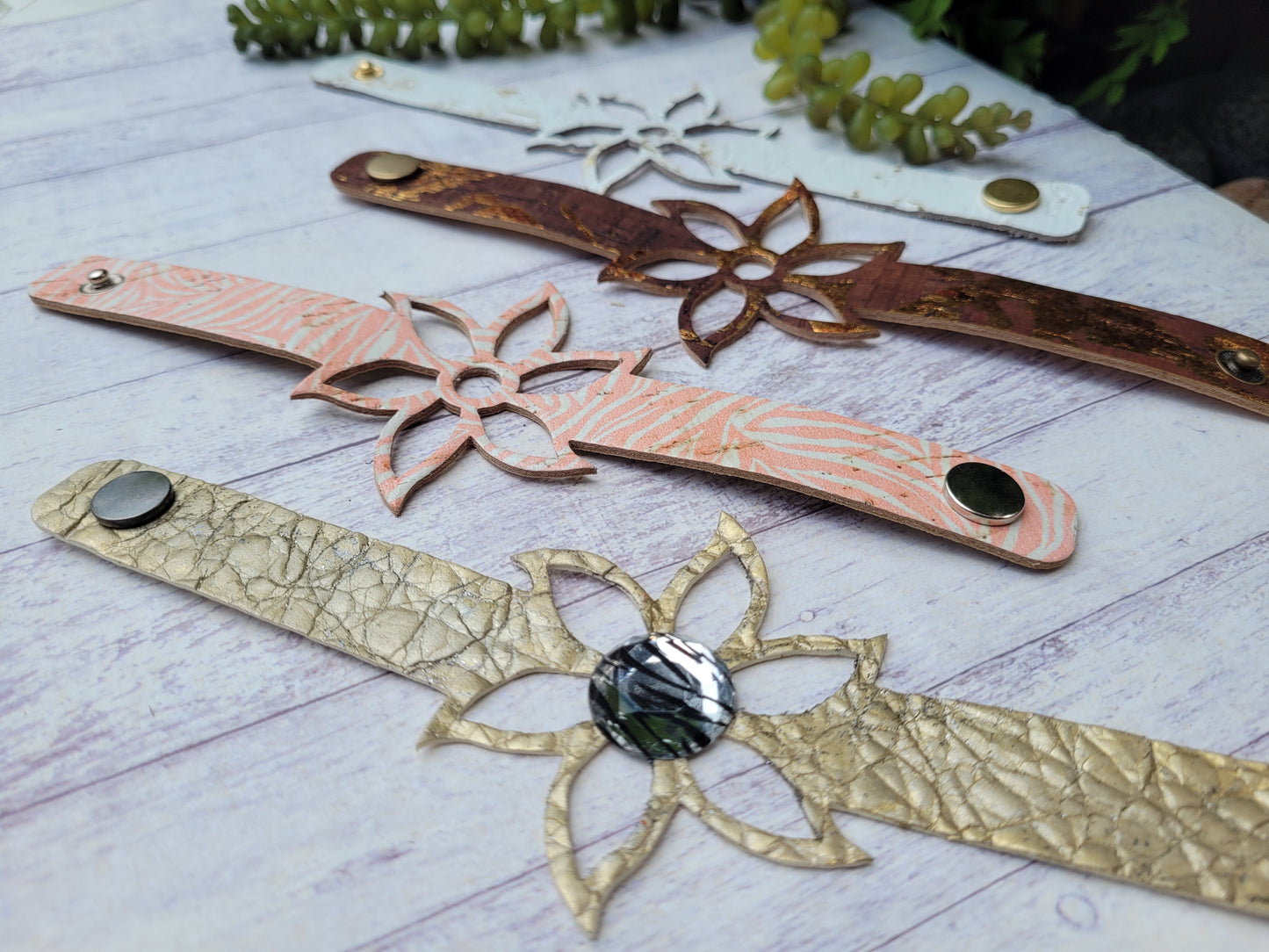 Flower Bracelet - Steel Rule Wooden Die