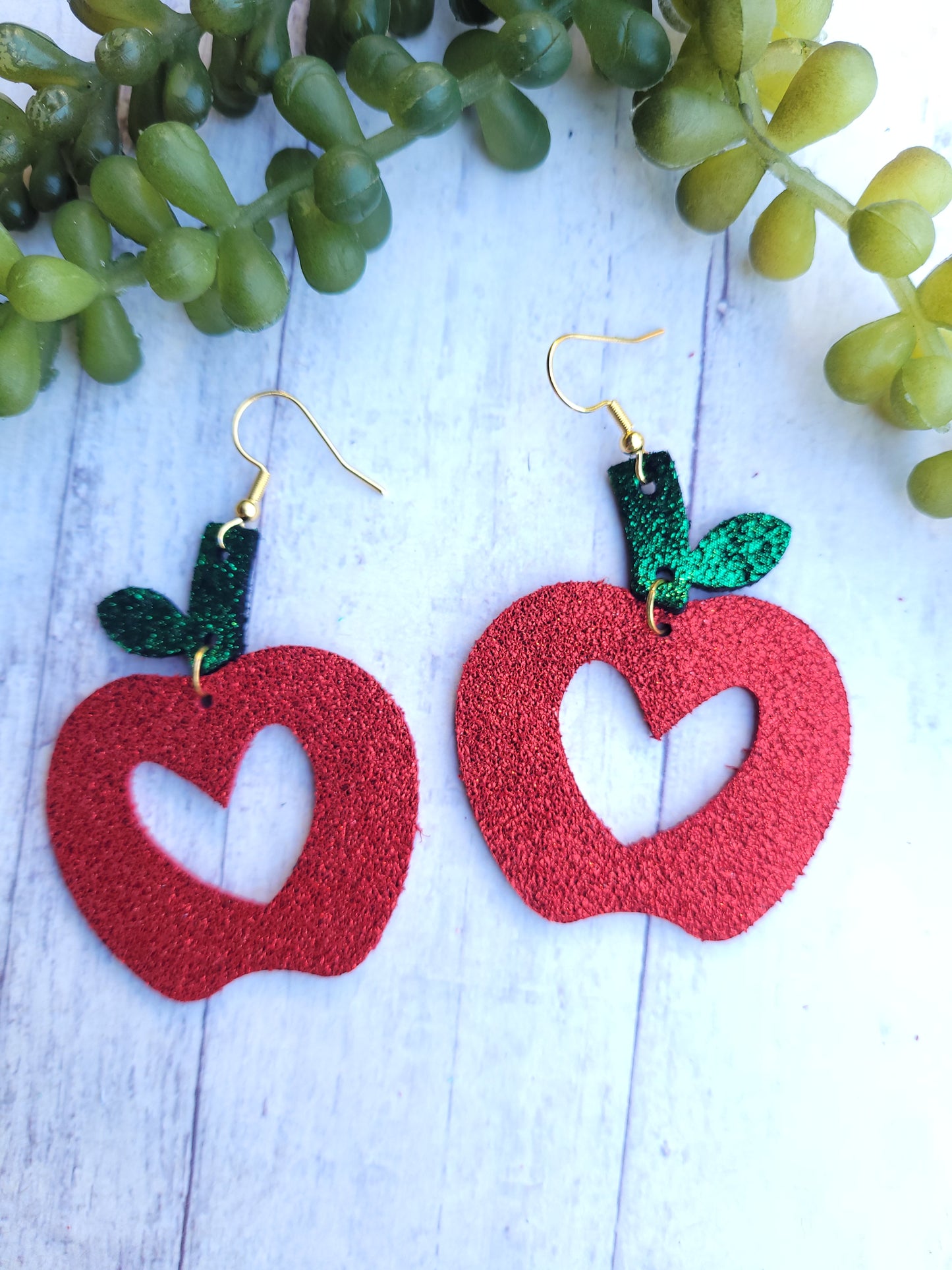 Apples - Steel Rule wood earring die