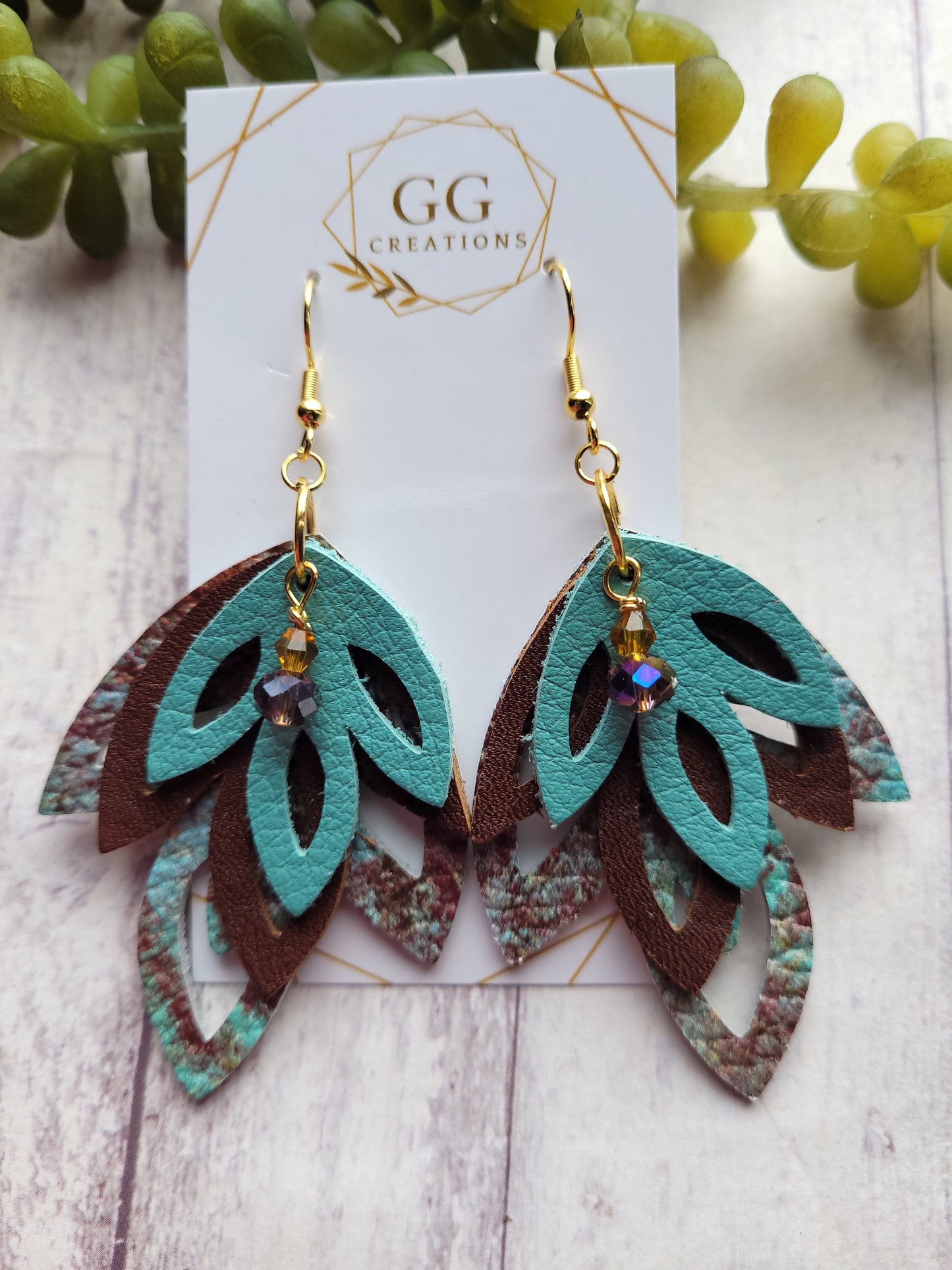 Preorder - Mini Boho Leaves - Steel Rule Earring Die
