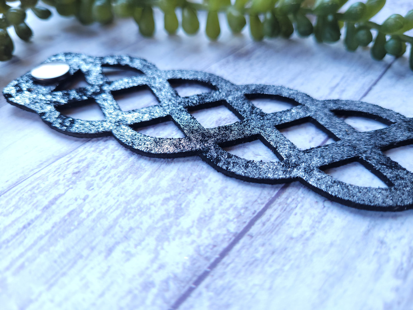 Preorder - Lattice Cuff Bracelet - Steel Rule Bracelet Die