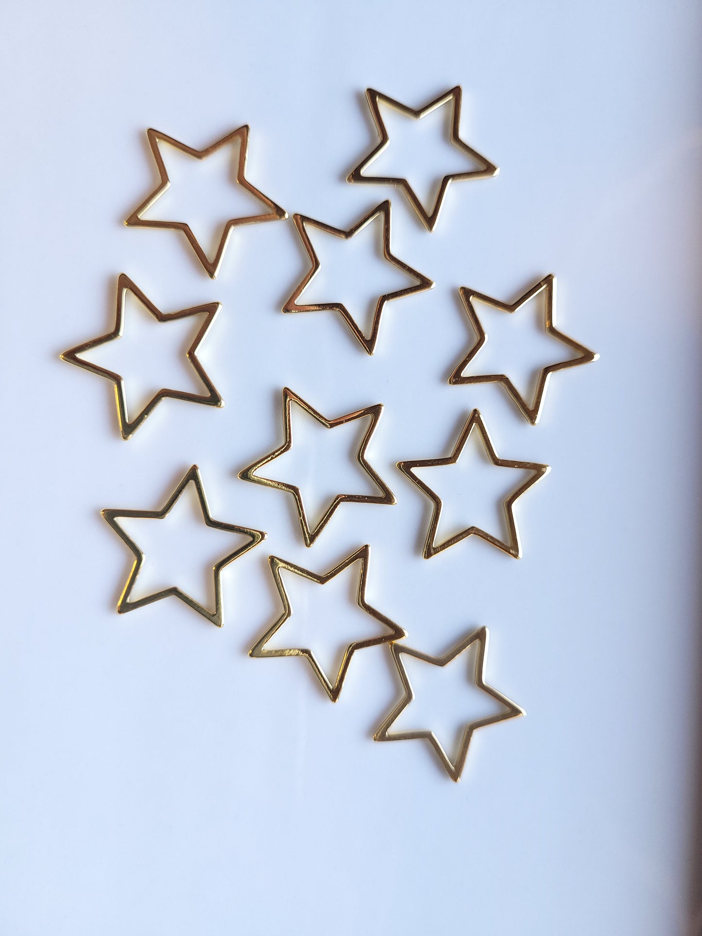 Stainless Steel Silver Stars - silver or gold