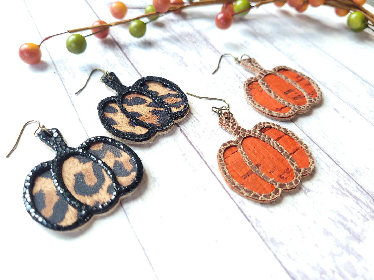 Preorder - Pumpkins - 3 sizes available - Steel Rule Earring Die