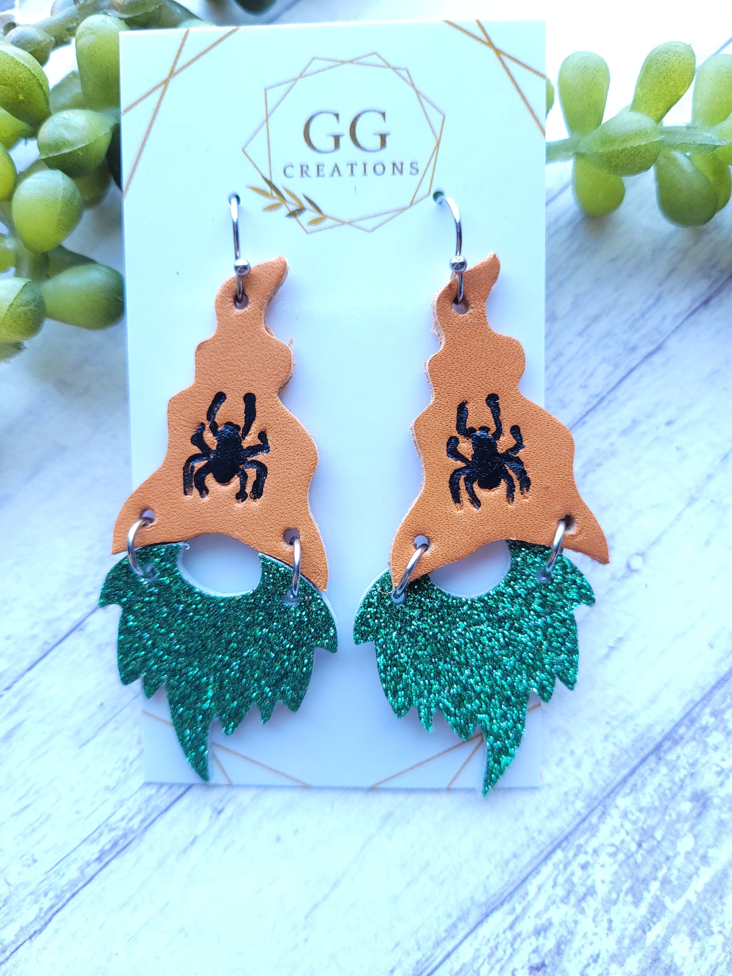 Preorder - Halloween Gnomes - Steel Rule Wooden Earring Die