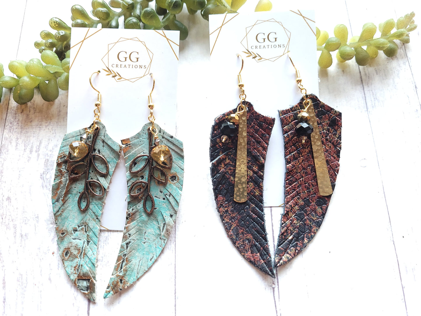 Preorder - Jodie 3" - Western fringe feather - Steel Rule Wooden Earring Die