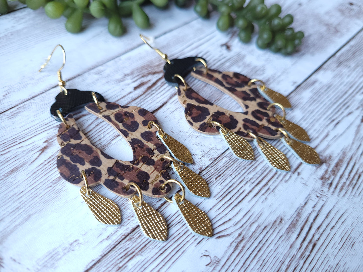 Rachel - 3" - Steel Rule Wooden Earring Die