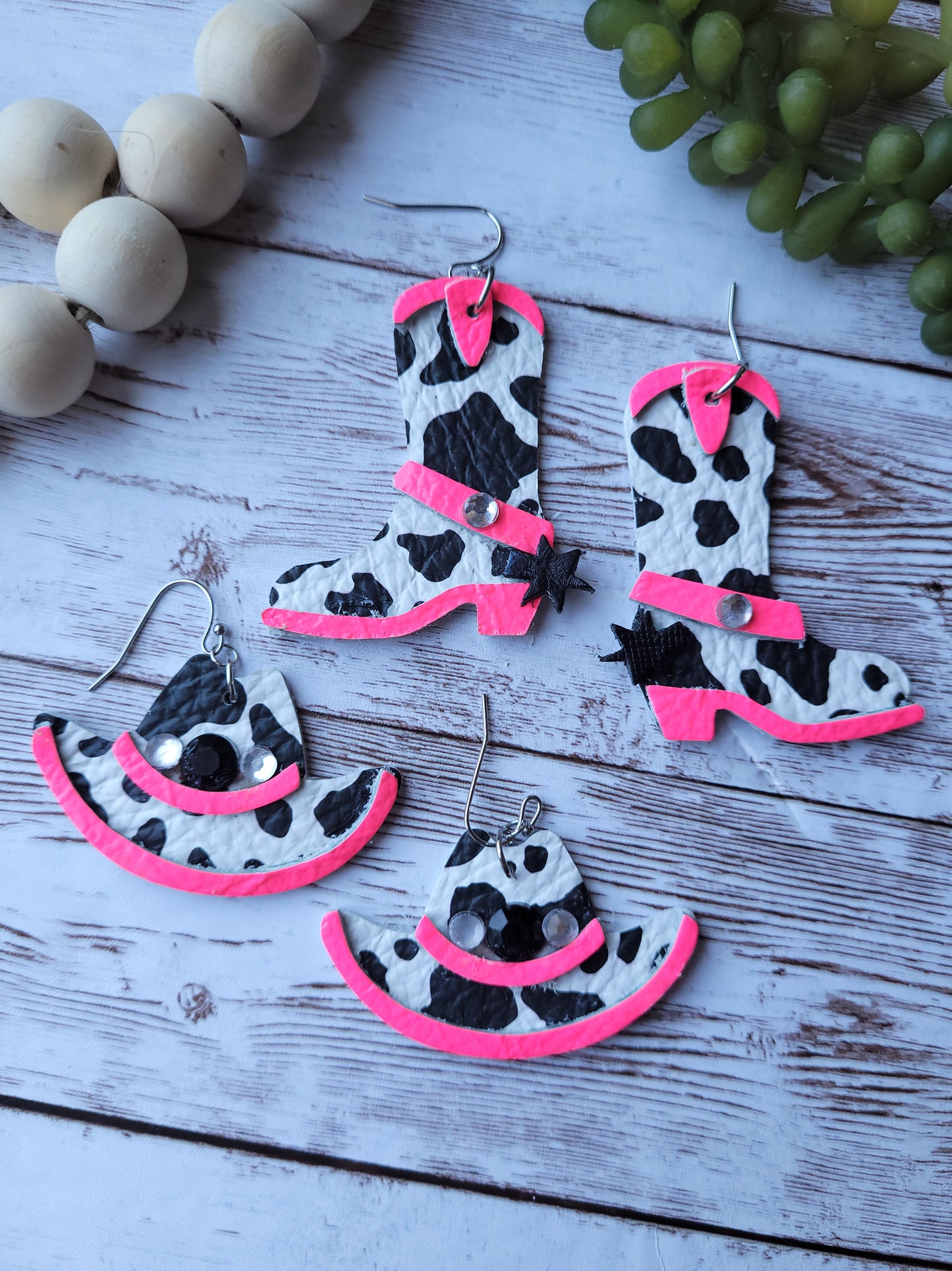 Preorder - Cowboy Boot and Hat - Steel Rule Wooden Earring Die
