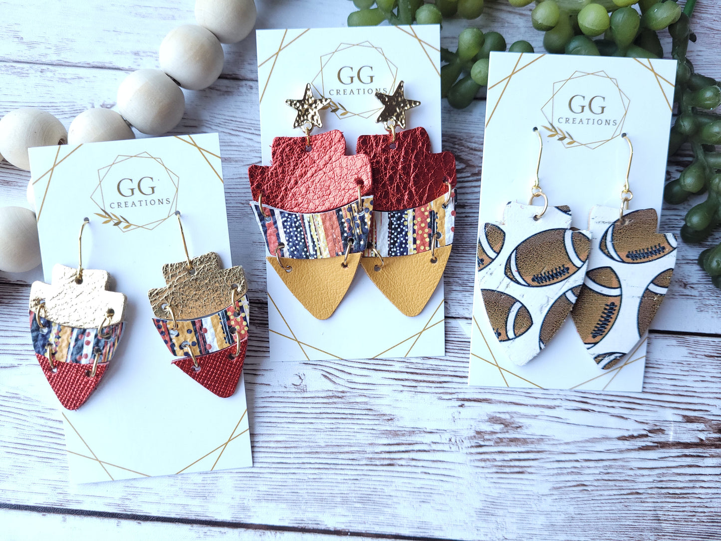 Preorder - Split Arrowhead - 3 sizes - Steel Rule Wooden Earring Die