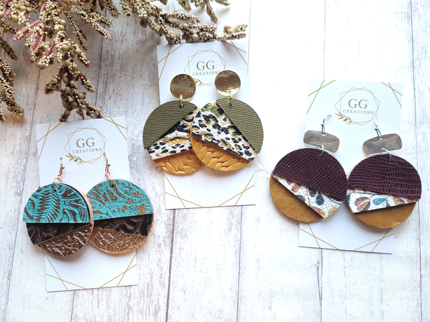 Preorder - Geometric Circle - 1.5" - Steel Rule Wooden Earring Die
