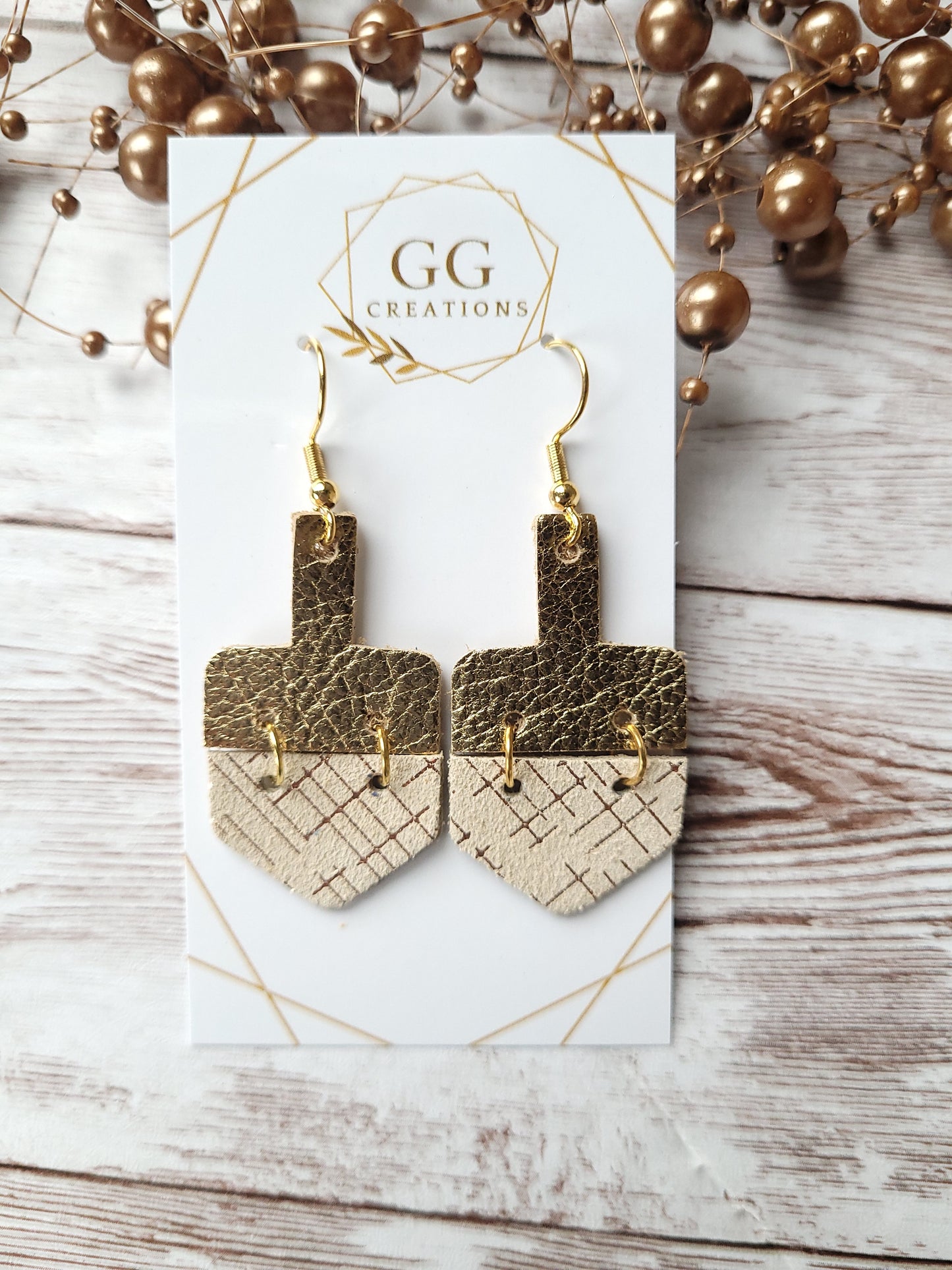 Preorder - Driedel - Pair - Steel Rule Wooden Earring Die