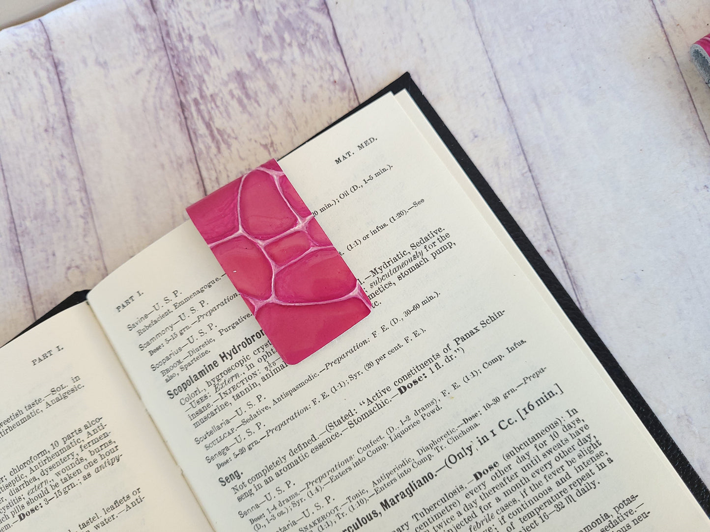 Preorder - 3 Magnetic Bookmarks - Steel Rule Wooden Die