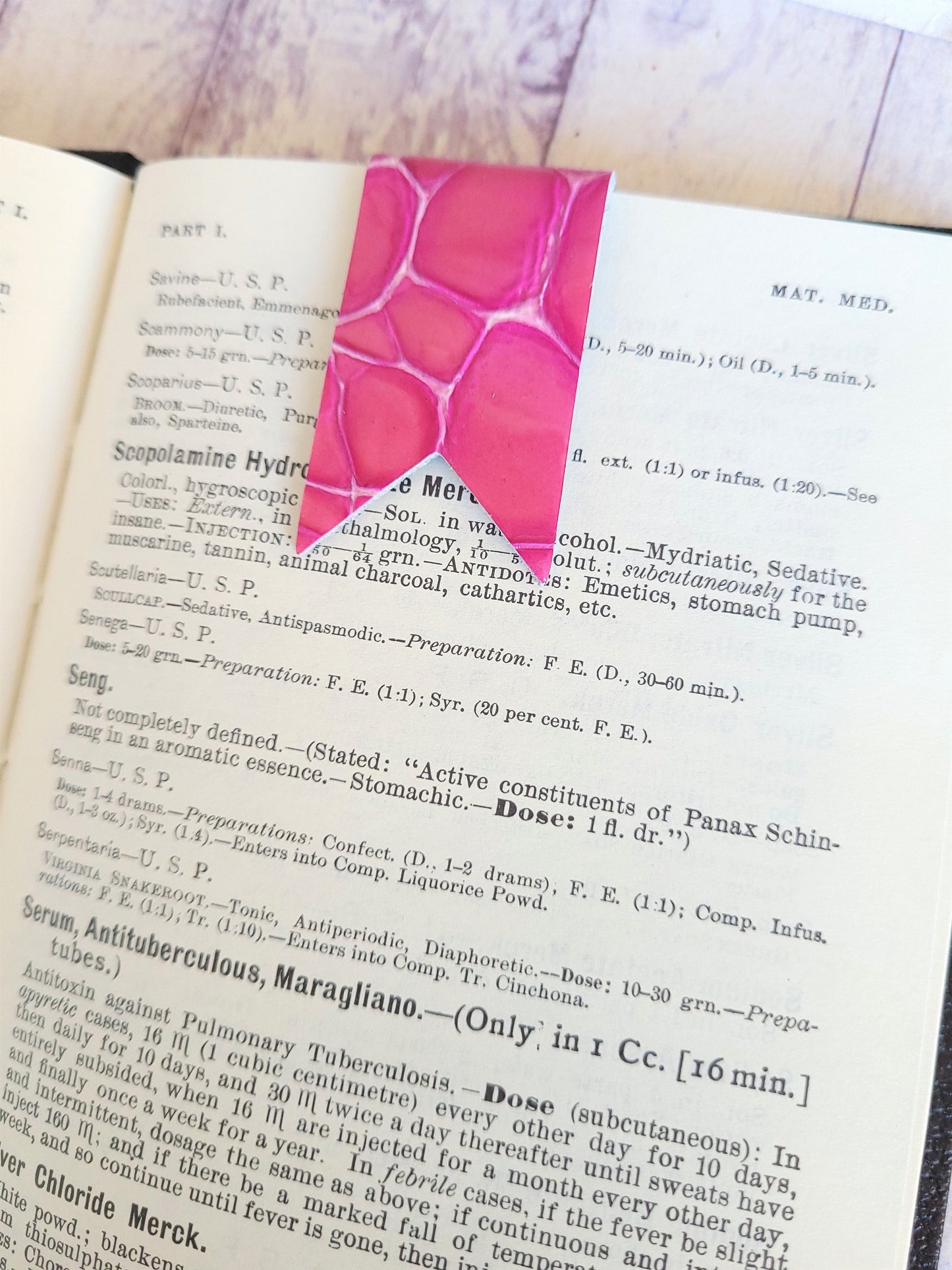 Preorder - 3 Magnetic Bookmarks - Steel Rule Wooden Die