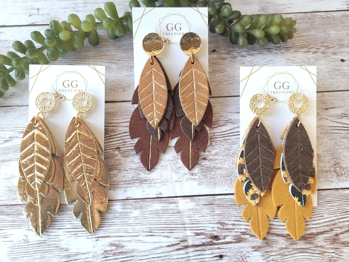Preorder - Catalina Embossed Feathers - Steel Rule Earring Die