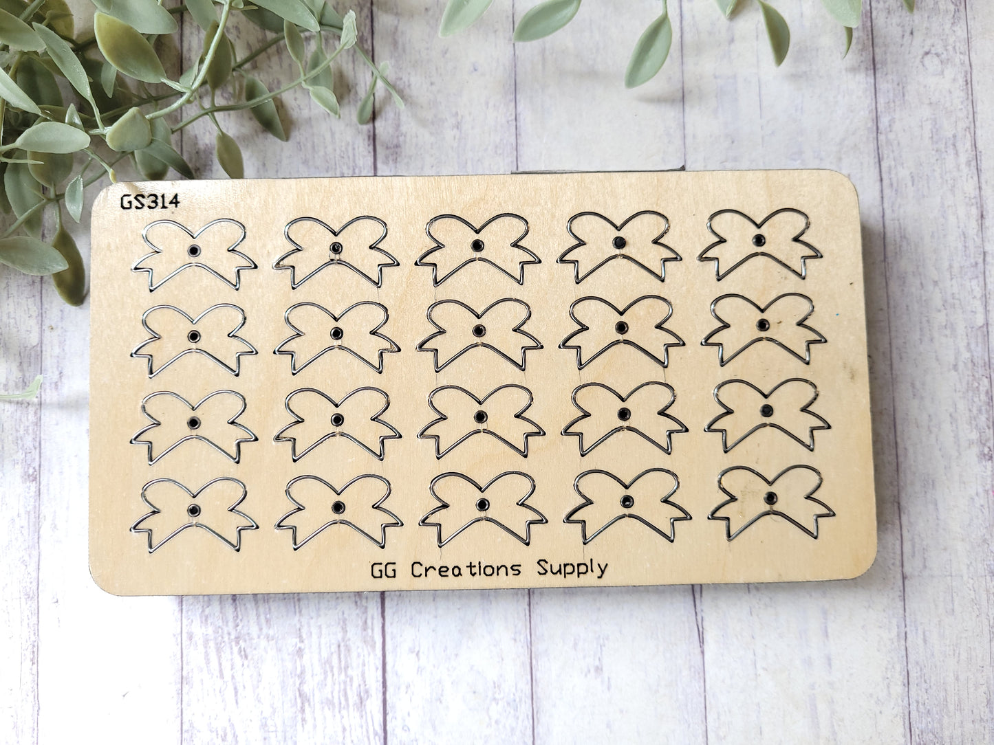 Preorder - 30 multi bows - Steel Rule Wooden Earring Die