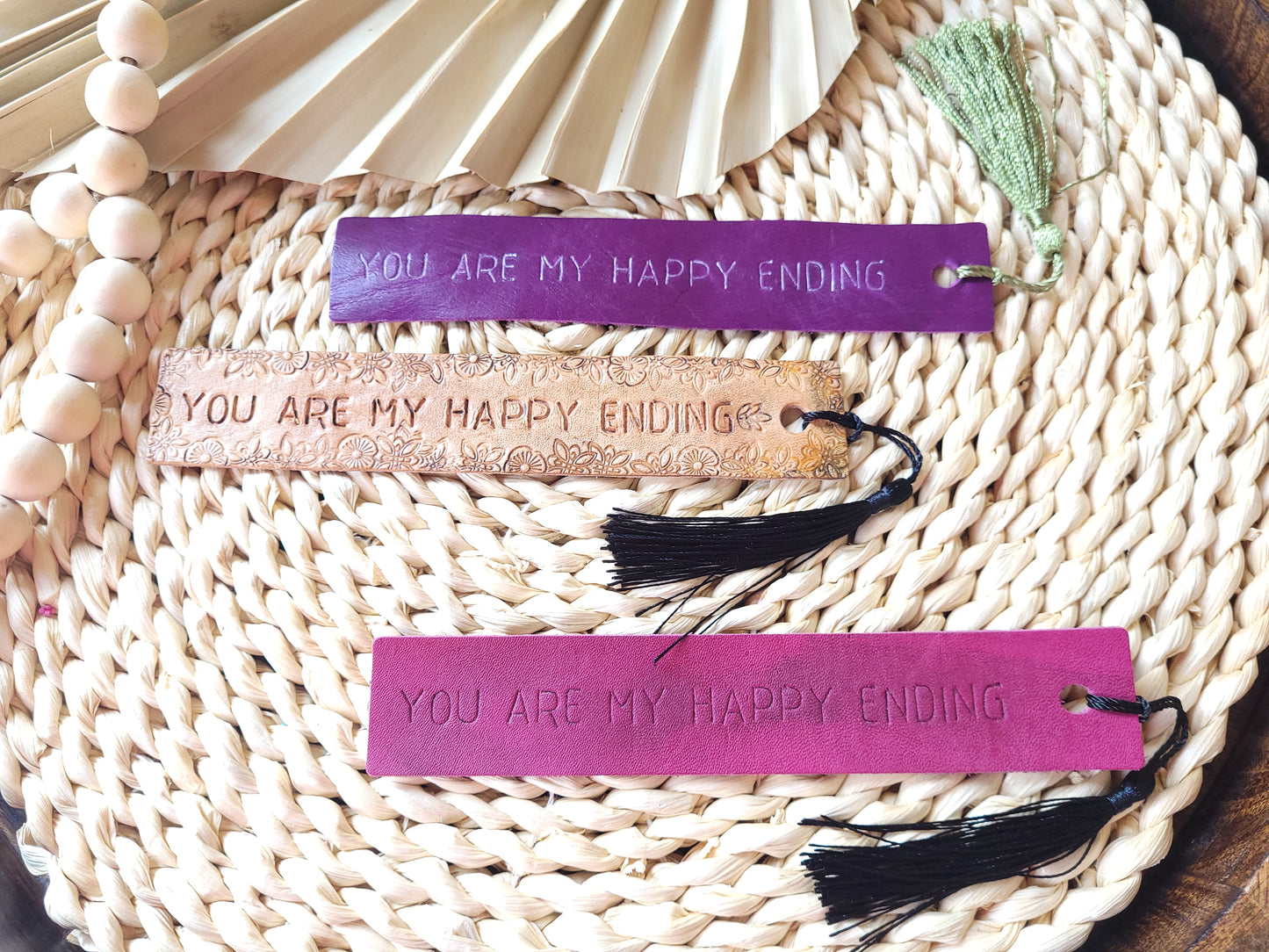 Preorder - YOU ARE MY HAPPY ENDING - Embossed Bookmark - Steel Rule Wooden Die