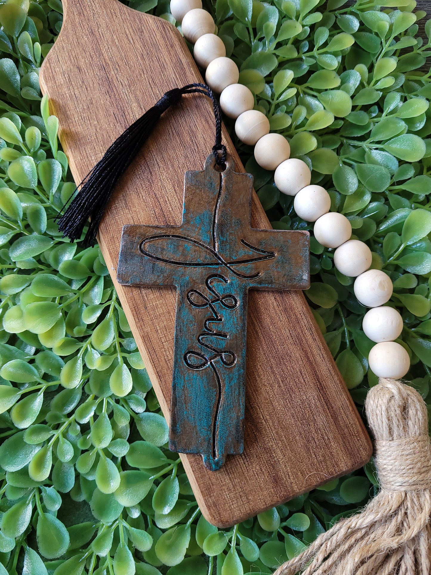 Jesus Cross Accessory Die - Bookmark/necklace - 2 sizes - Steel Rule Wooden Die
