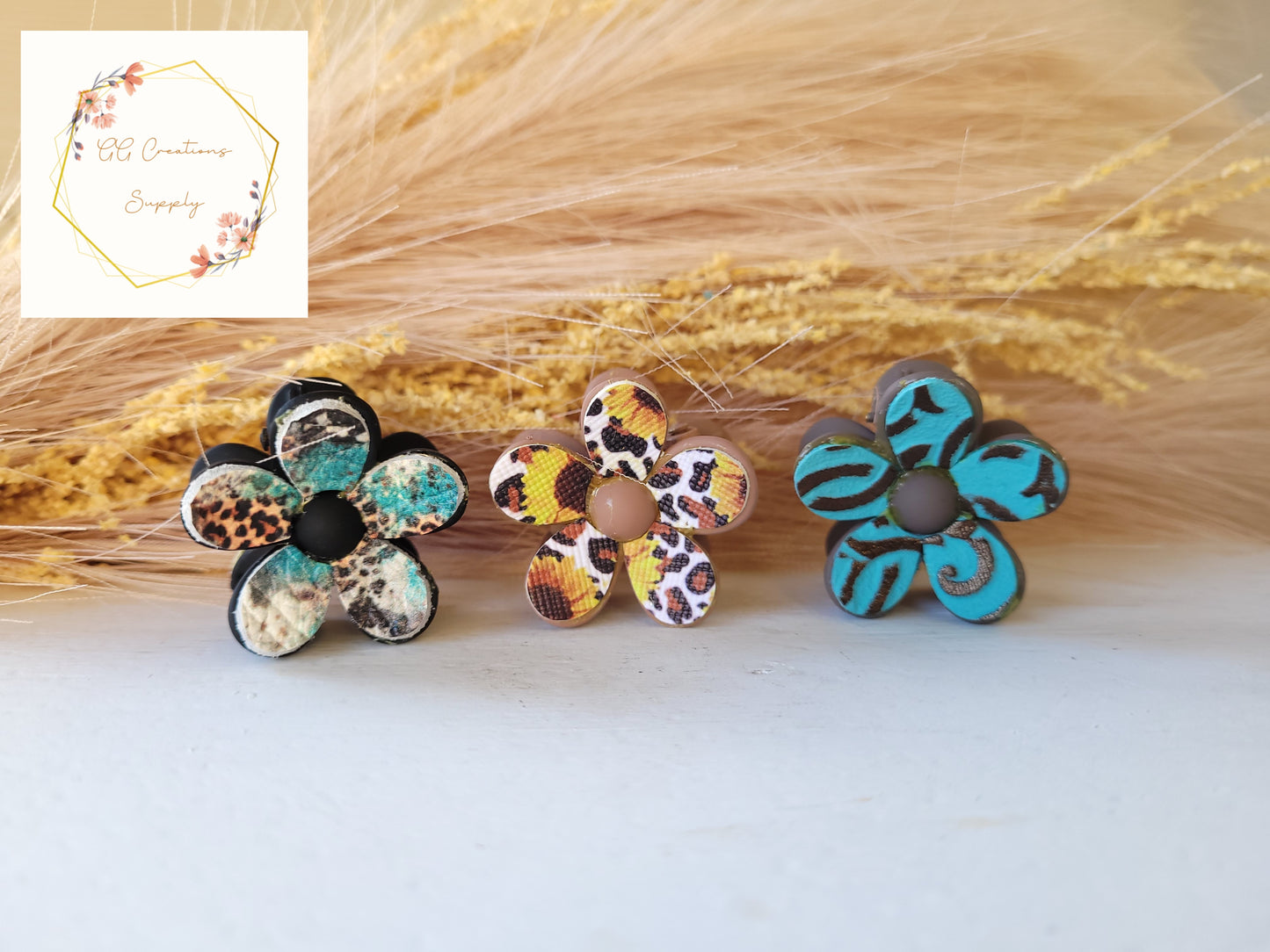 Preorder - Mini Flower Claw Clip Petals - Steel Rule Wooden Earring Die