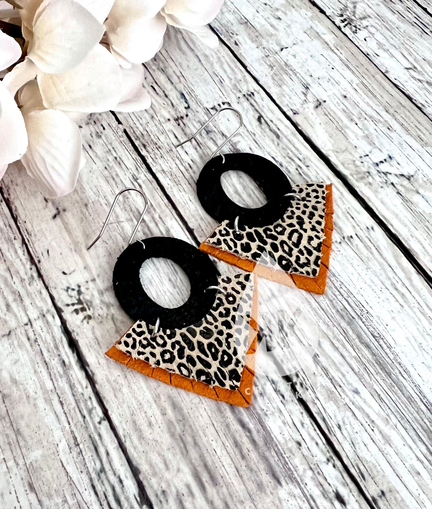 V-Fringe - Steel Rule Wooden Earring die