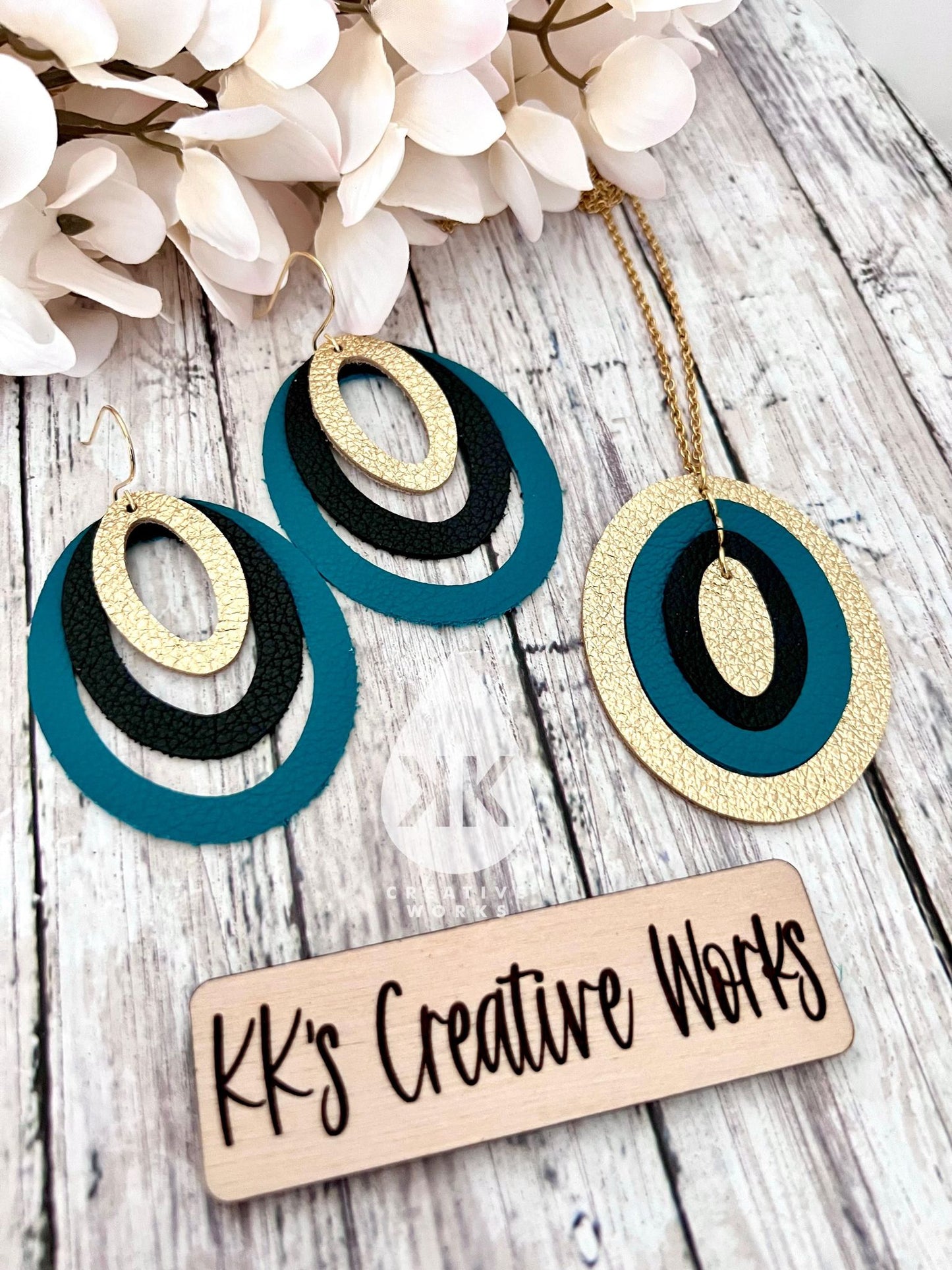 Preorder - Stacked Oval Earring Die - Steel Rule Wooden Earring Die