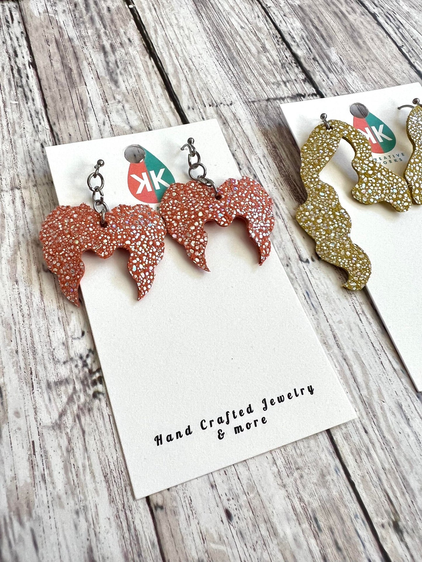 Preorder - Witch Hair Trio - 3 mirrored pairs - Earring Die