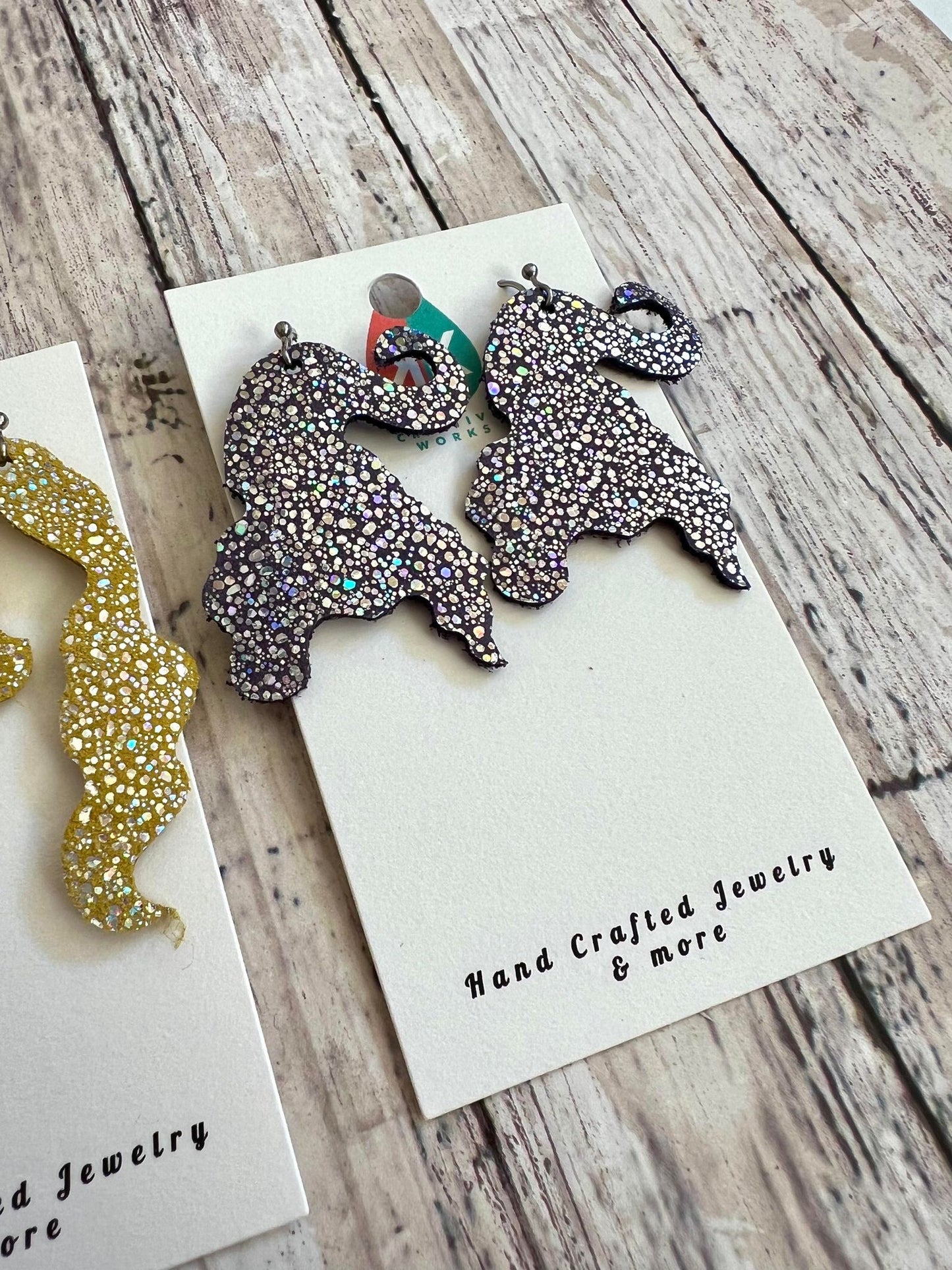 Preorder - Witch Hair Trio - 3 mirrored pairs - Earring Die