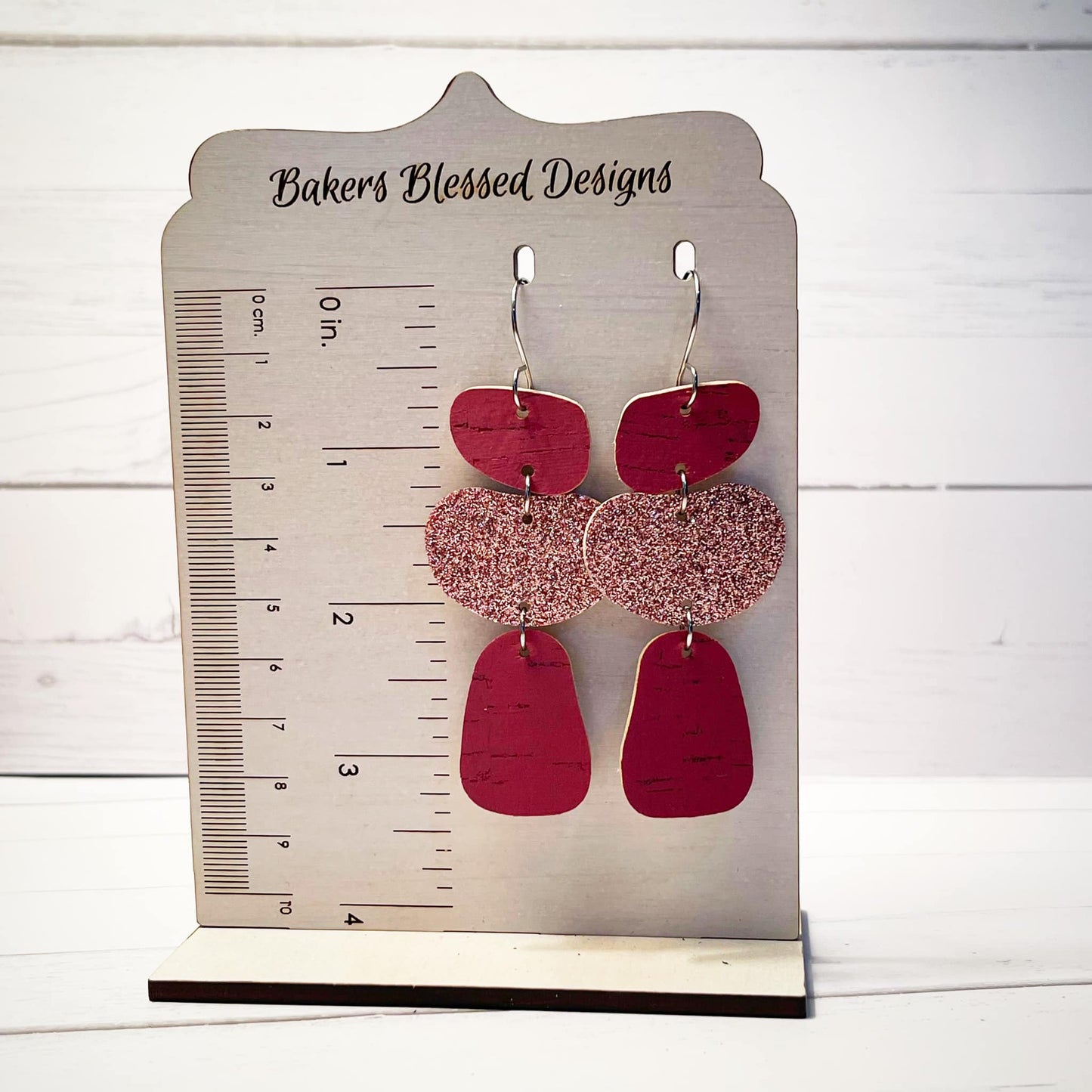 Cleo's Cascade - 2 sizes available - Steel Rule Wooden Earring Die