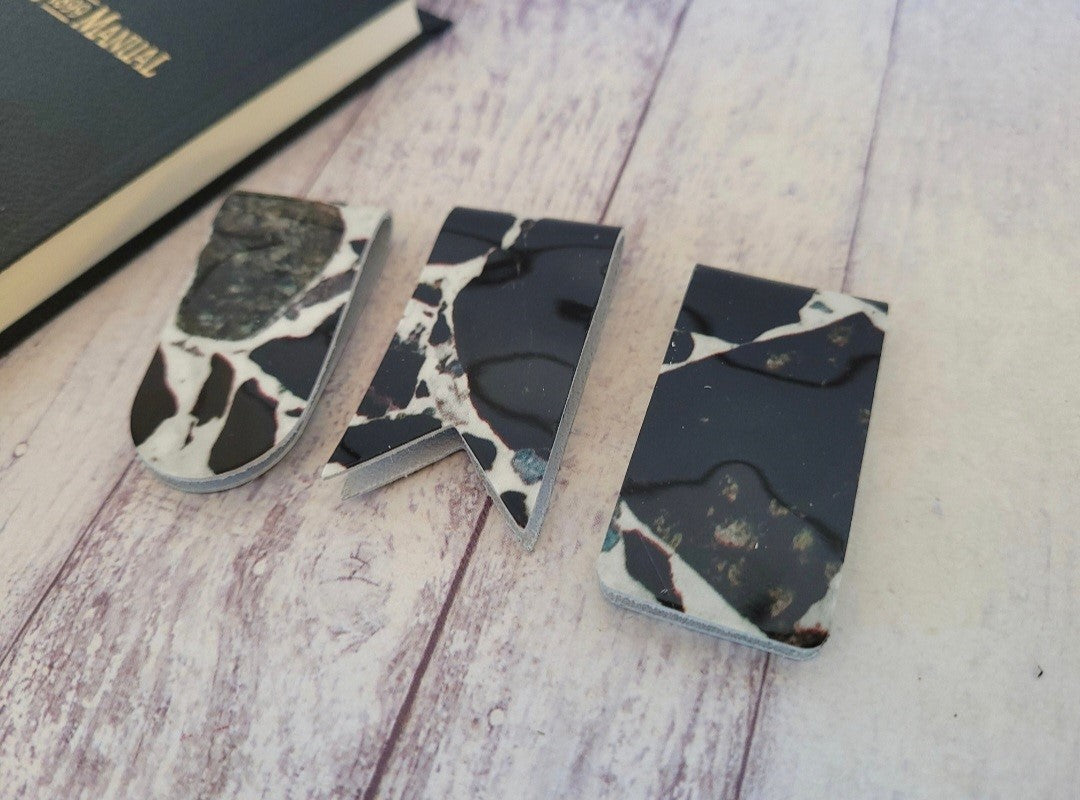3 Magnetic Bookmarks - Steel Rule Wooden Die