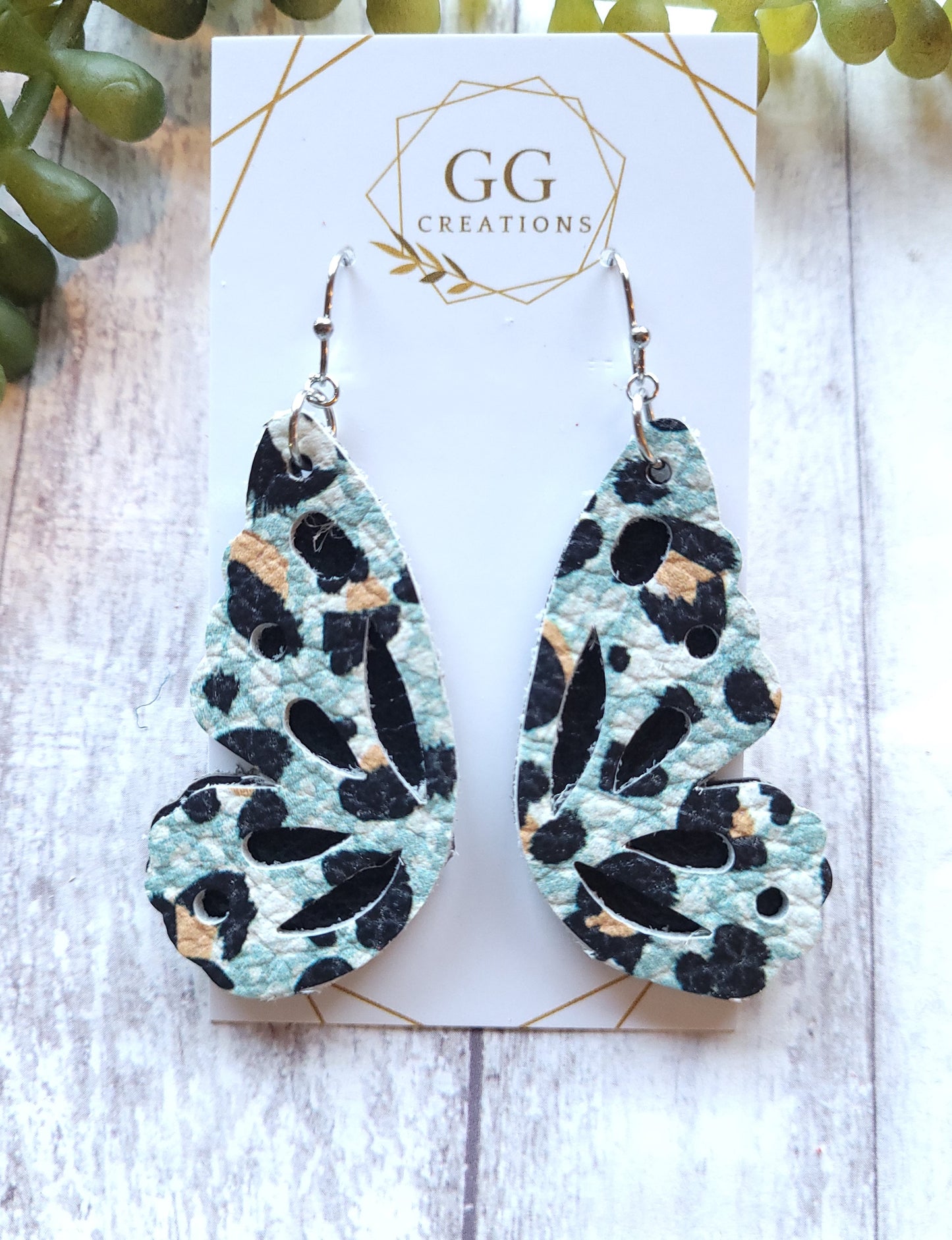 Butterfly Wings -2" Steel Rule Wooden Earring Die