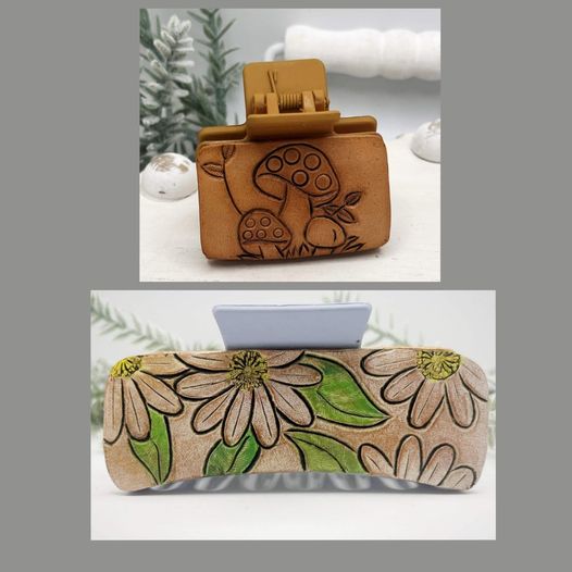 Hairclip - 2 sizes (not embossed) - Steel Rule Wooden Earring Die