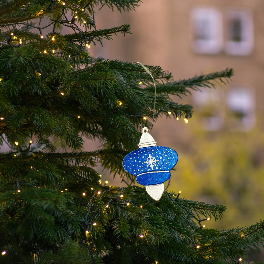 Ornaments - 4 designs (NOT Embossed) - Steele Rule Wooden Die