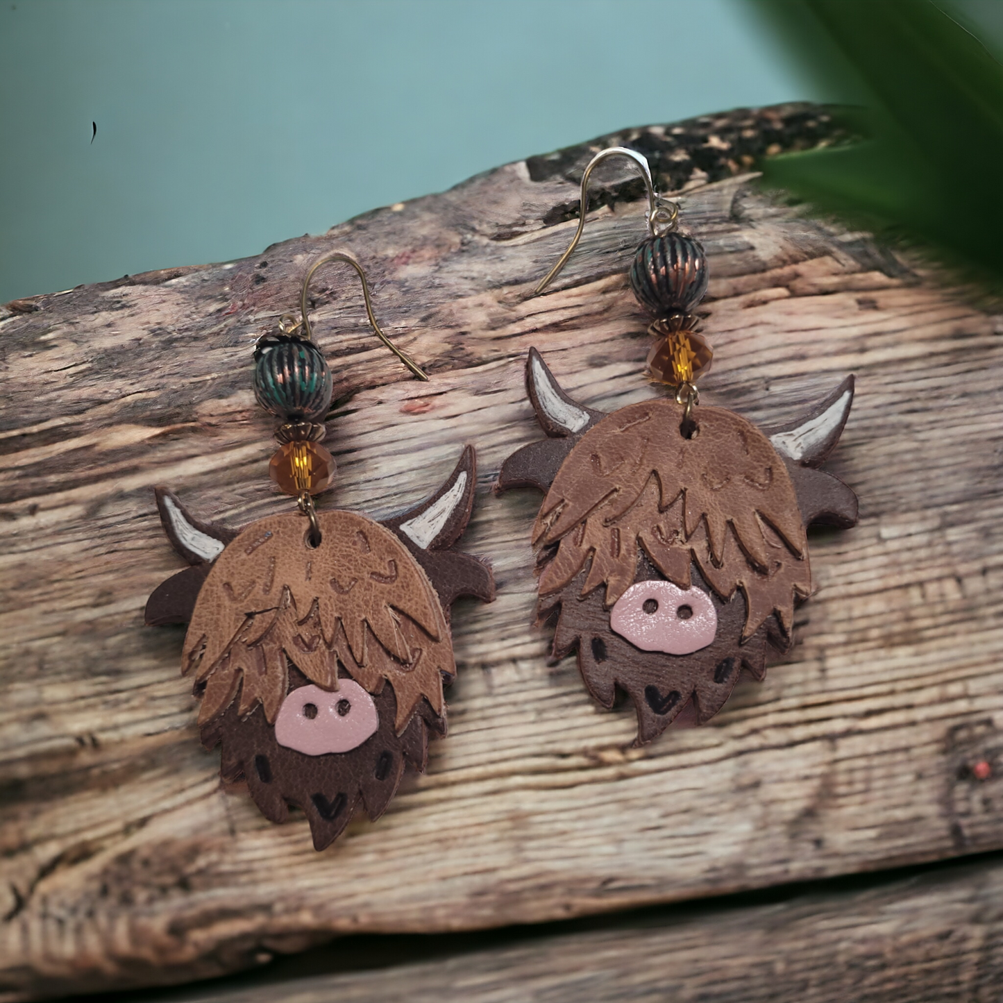 Preorder - Hamish - Highlander Cow - Steel Rule Wooden Earring Die
