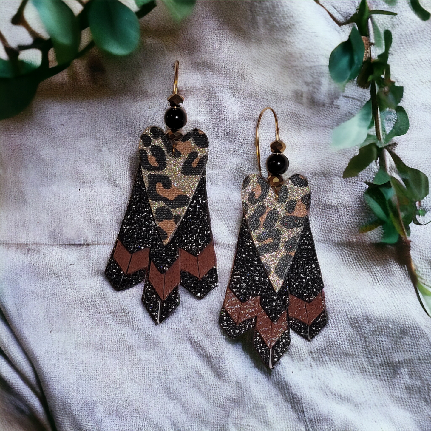 Skinny Hearts - 4 sizes - Steel Rule Earring Die