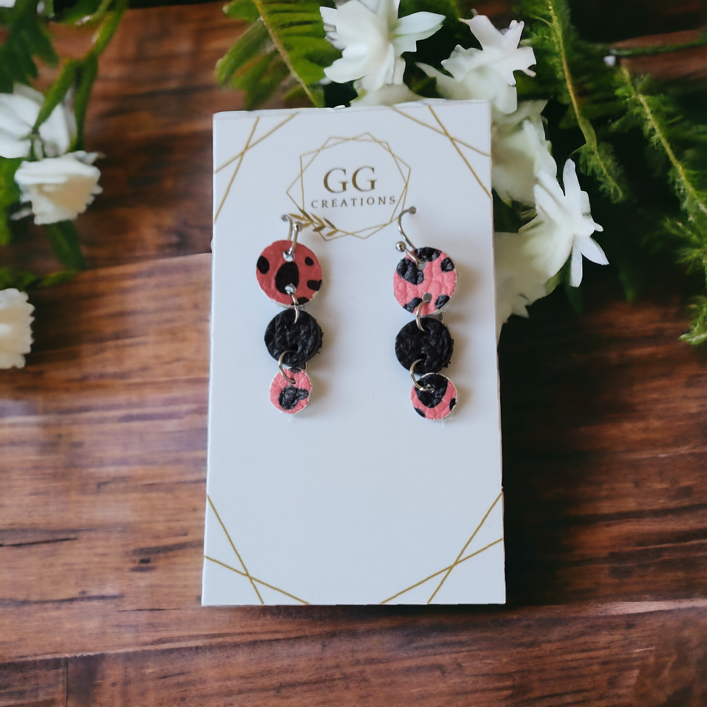 Circle dangles and/or connectors - 7 sizes - Steel Rule Wooden Earring Die