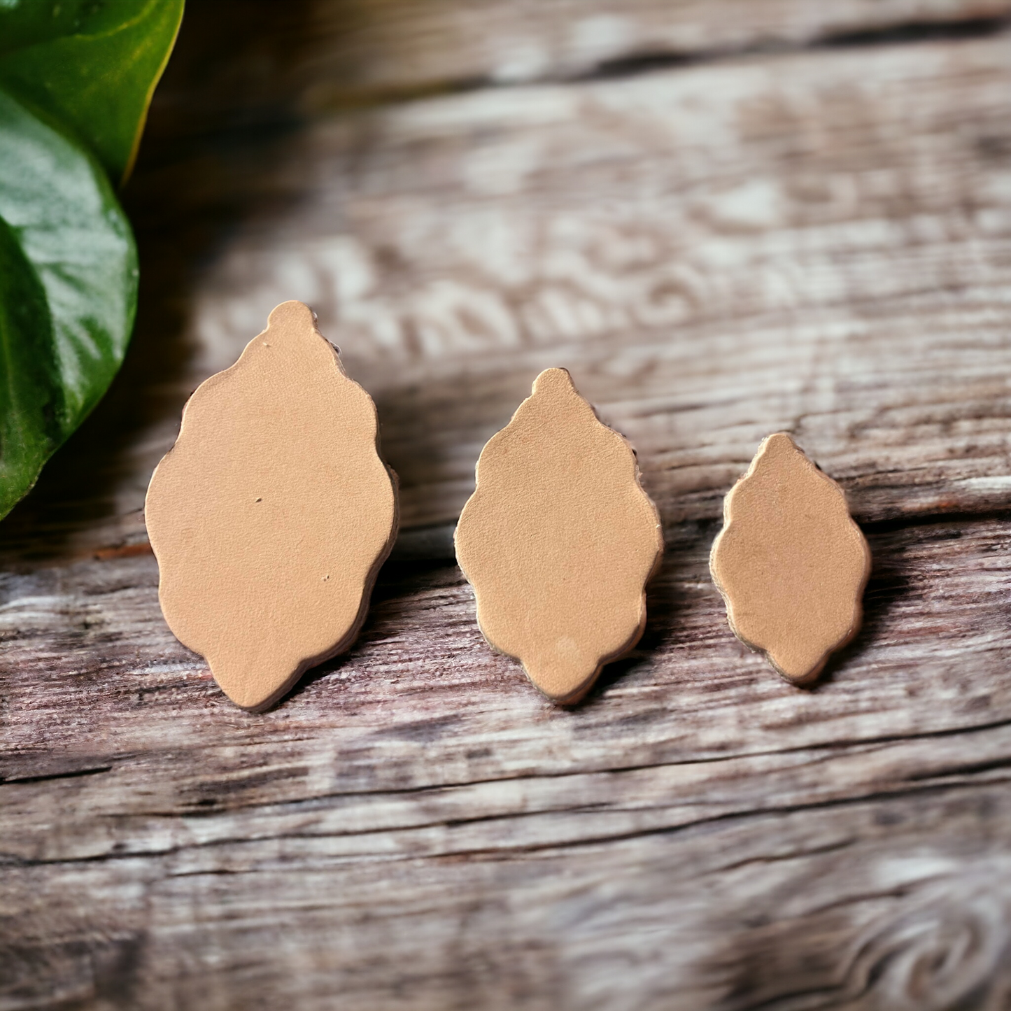 Scalloped drops - 3 sizes (not embossed) - Steel Rule Wooden Earring Die