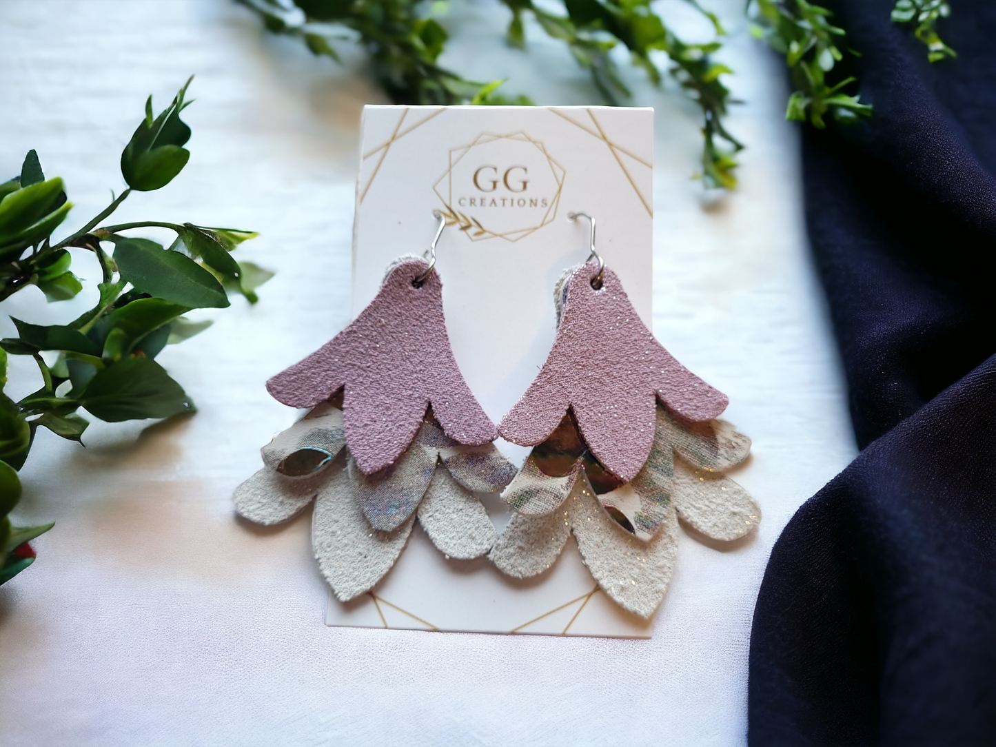 Lily Flower Bells - Steel Rule Wooden Earring Die