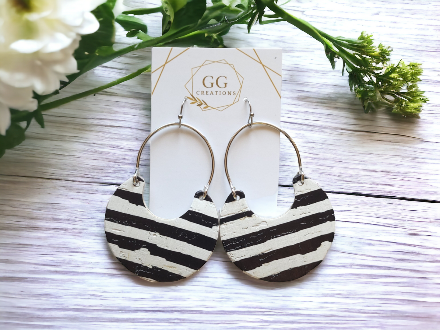 Scooping You Out! - Pair - Steel Rule Wooden Earring Die