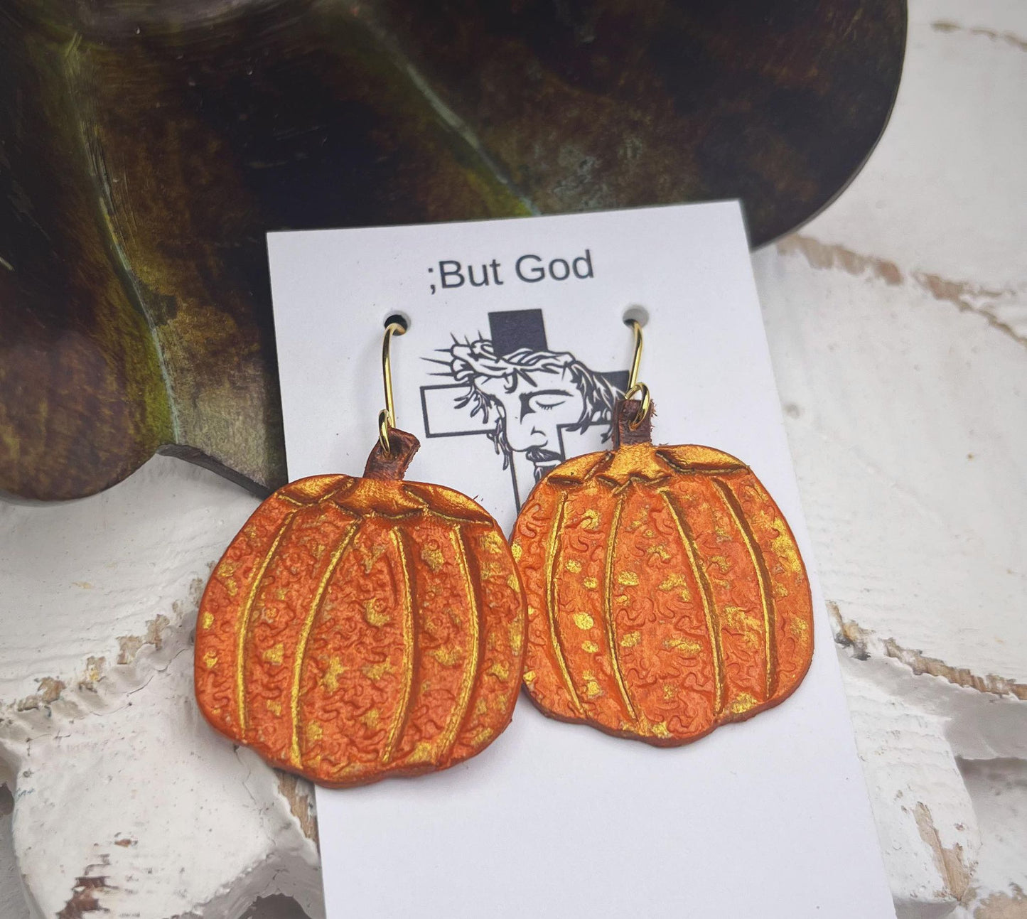 Pumpkin Patch- Embossed Multi Pumpkins - Steel Rule Wooden Earring Die