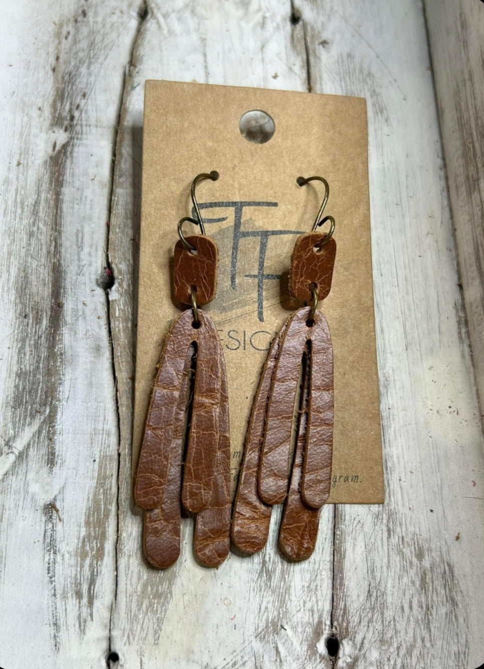 Boho Double Arches - Steel Rule Earring Die