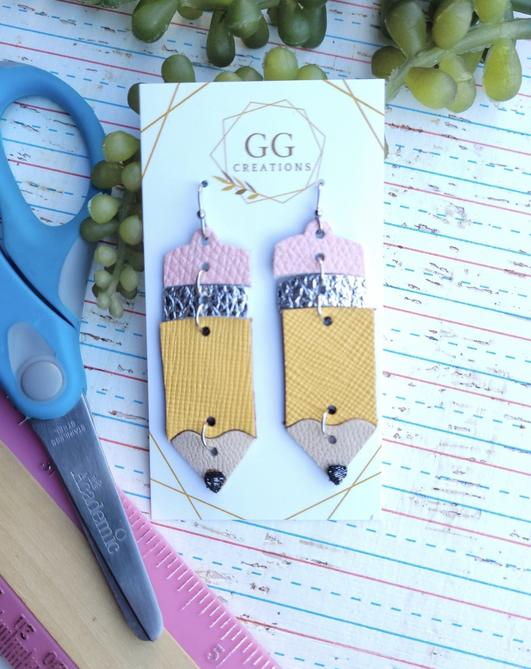 Preorder - Pencil Earring Die - Steel Rule Wooden Earring Die