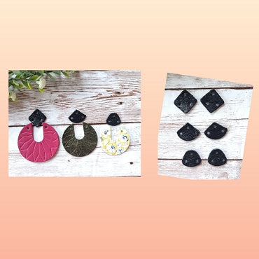 Preorder - Connectors - Style 2 - Fan shape, rounded shape, rounded diamond shape - Steel Rule Wooden Cutting Die