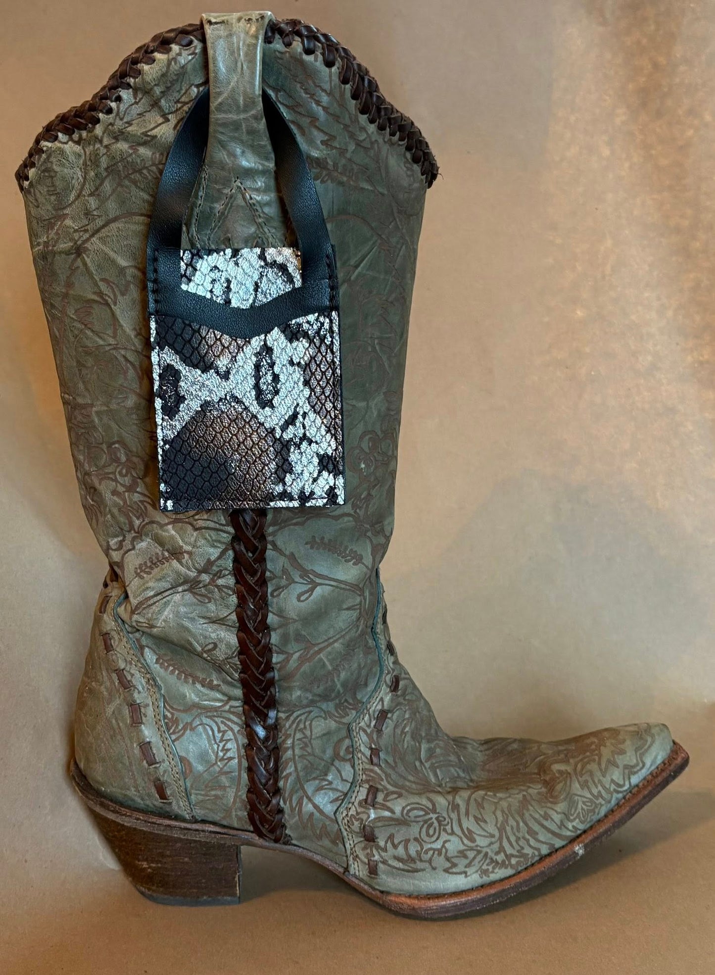 Preorder - Boot wallet - includes 2 dies - Steel Rule Wooden Die