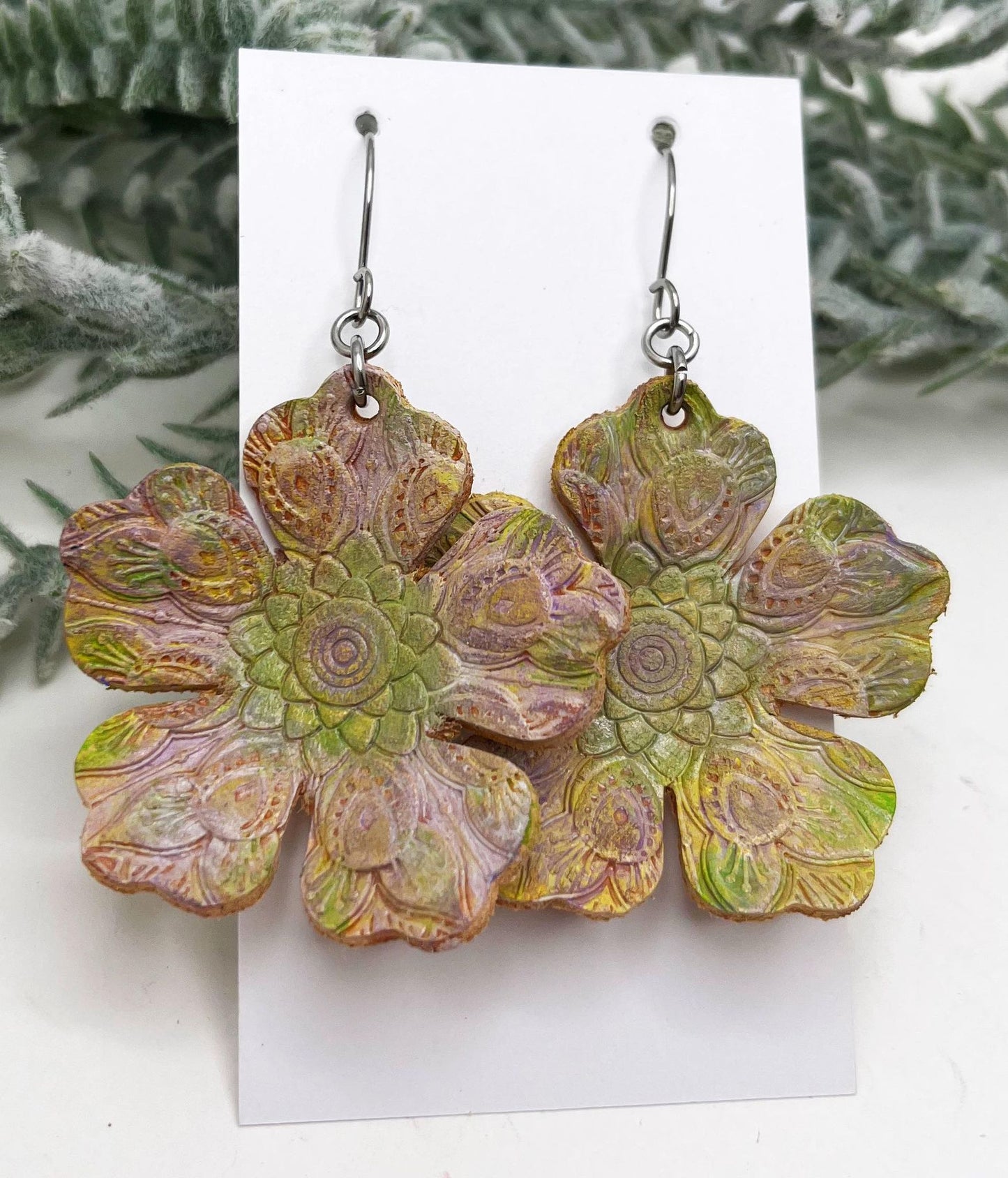 Dainty Flowers - 4 sizes - Steel Rule Wooden Earring Die