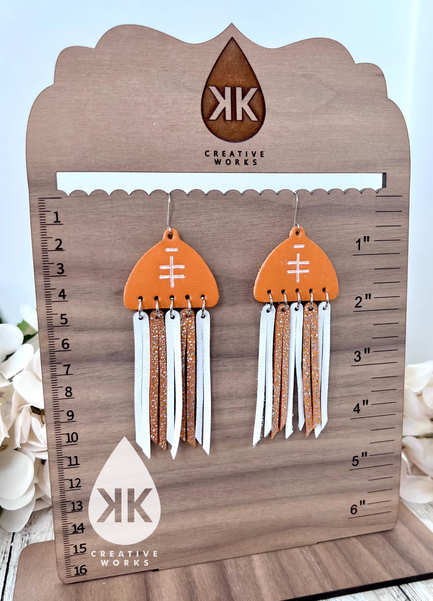 KK’s Dainty Dangles - (Fringe bottom pieces only) - Steel Rule Wooden Earring Die